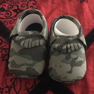 Army designed baby/toddler moccasins